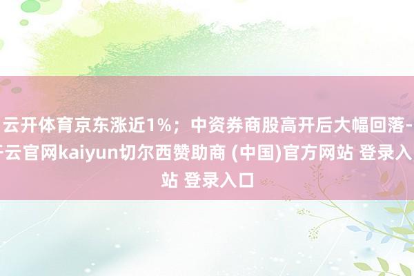 云开体育京东涨近1%；中资券商股高开后大幅回落-开云官网kaiyun切尔西赞助商 (中国)官方网站 登录入口