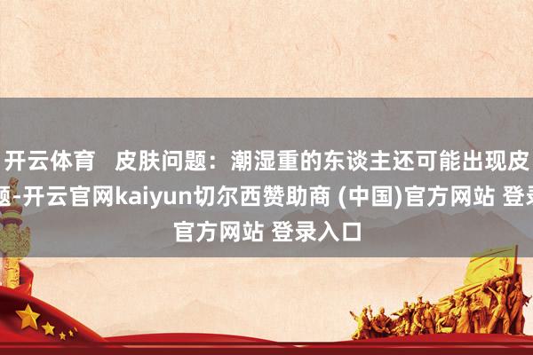 开云体育   皮肤问题：潮湿重的东谈主还可能出现皮肤问题-开云官网kaiyun切尔西赞助商 (中国)官方网站 登录入口