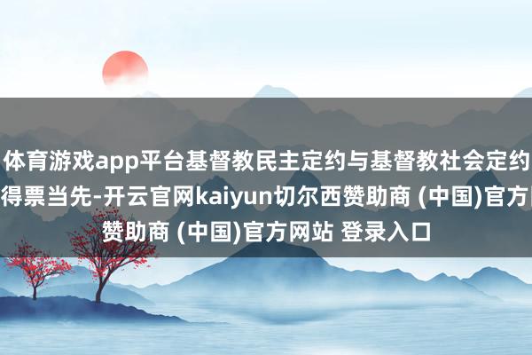 体育游戏app平台基督教民主定约与基督教社会定约构成的定约党得票当先-开云官网kaiyun切尔西赞助商 (中国)官方网站 登录入口